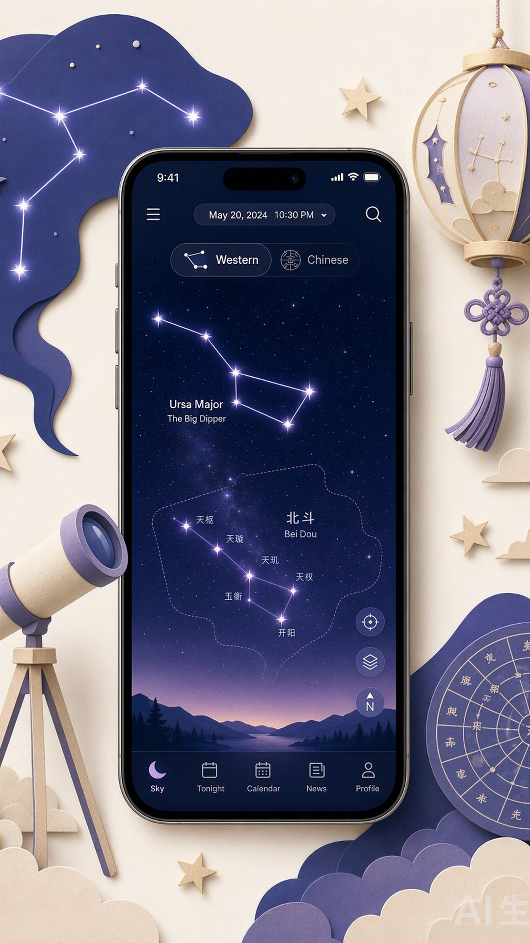 双文化星图